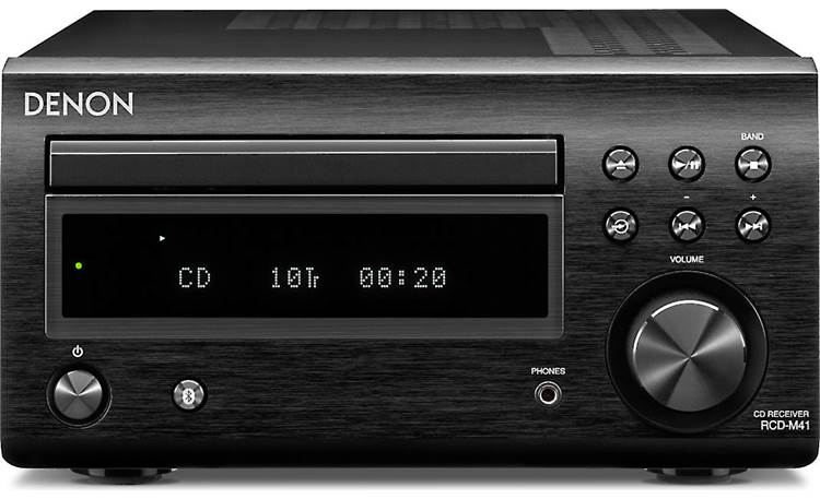 Denon D-M41 CD/FM micro desktop stereo system with Bluetooth® at