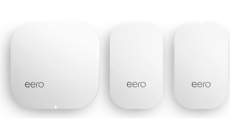 eero Home Wi-Fi® System Tri-band mesh Wi-Fi 5 system with eero router and two Beacon access at Crutchfield