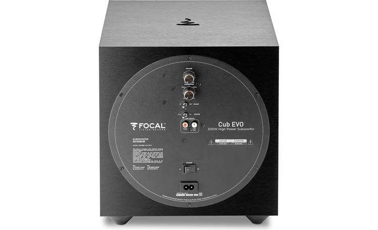 Focal Cub Evo Back-panel controls