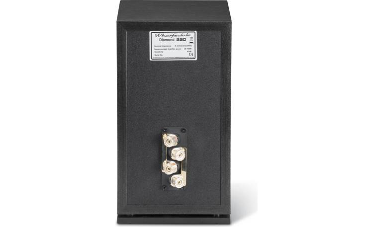 Wharfedale Diamond 220 Dual binding posts allow for bi-amping or bi-wiring