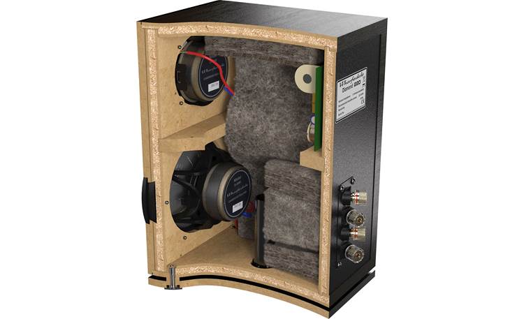 Wharfedale Diamond 220 Cutaway of speaker cabinet