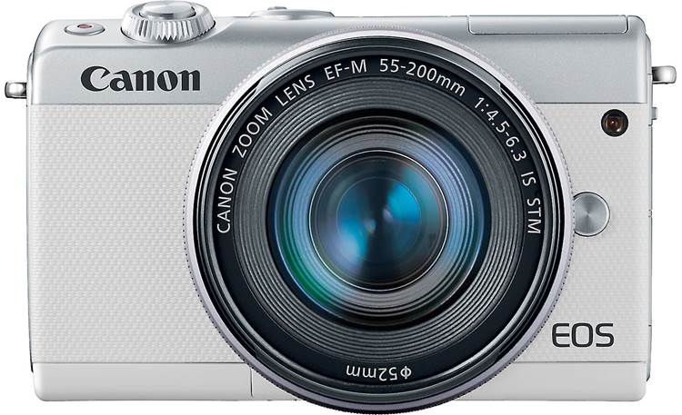 Canon EOS M100 Two Lens Kit (White) 24.2-megapixel mirrorless 