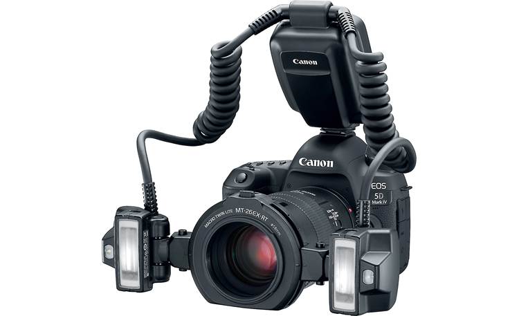 Canon MT-26EX-RT Shown mounted on Canon EOS 5D (camera and lens not included)