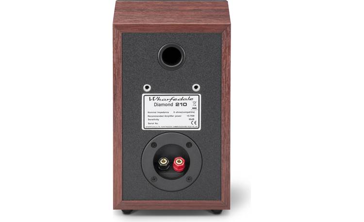 Wharfedale Diamond 210 (Rosewood Quilted) Bookshelf speakers at