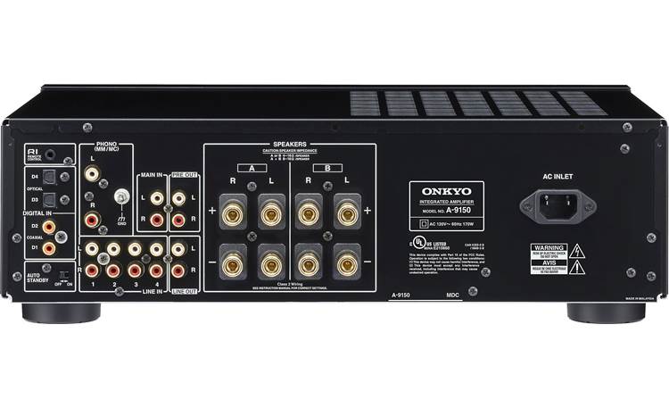 Onkyo A-9150 Back
