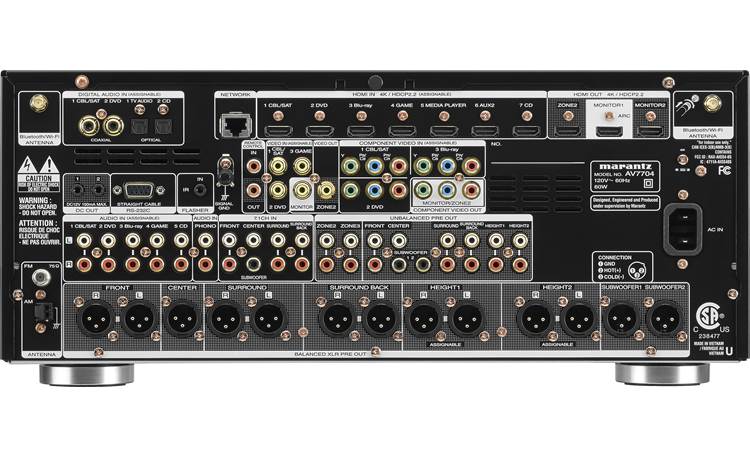 Marantz AV-7704 Home theater preamp/processor with 11.2-channel