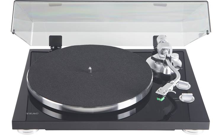 TEAC TN-350 (Satin Black) Manual belt-drive turntable with pre 