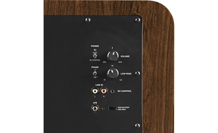 Polk Audio HTS 12 Rear-panel controls