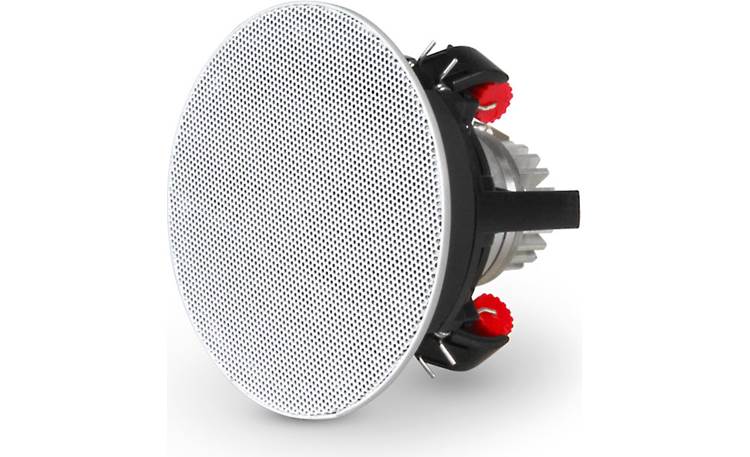 Revel C540 Angled view with round grille in place