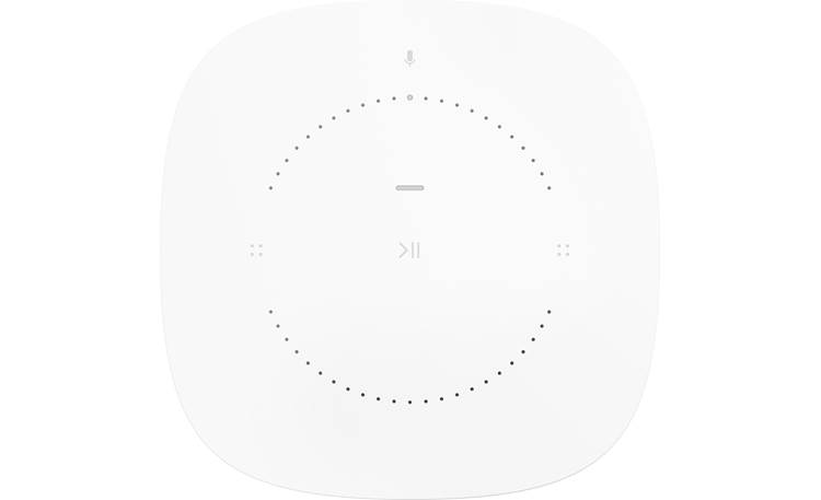 Sonos One White - top-mounted controls