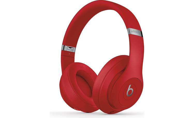 Apple red online headphones