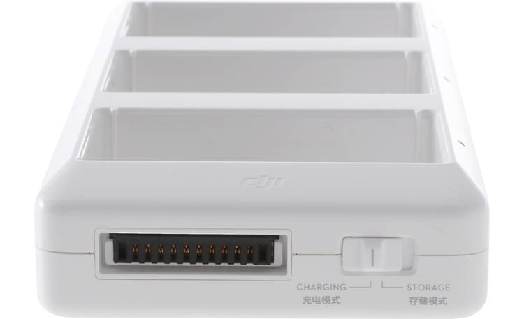 DJI Phantom 4 Battery Charging Hub Charging mode tops off each battery; Storage mode keeps them at the recommended 50% for storage purposes.