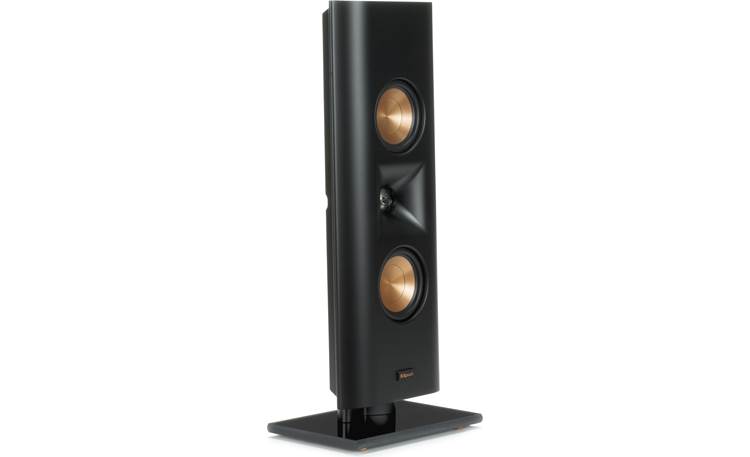 Klipsch Reference Premiere RP-240D Shown in vertical position on included glass base, grille off