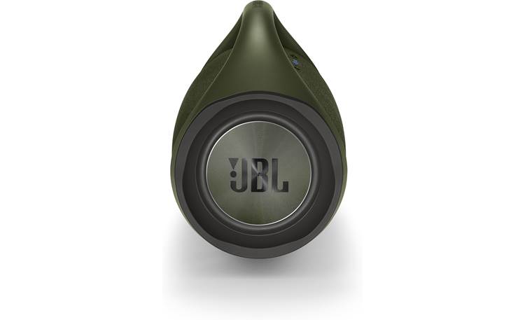 JBL Boombox Forest Green - side-firing passive bass radiators