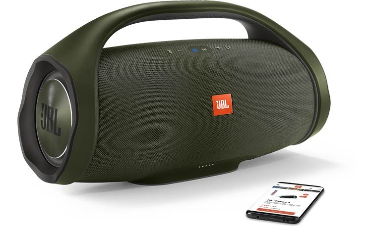 JBL Boombox Forest Green - stream wirelessly via Bluetooth (smartphone not included)