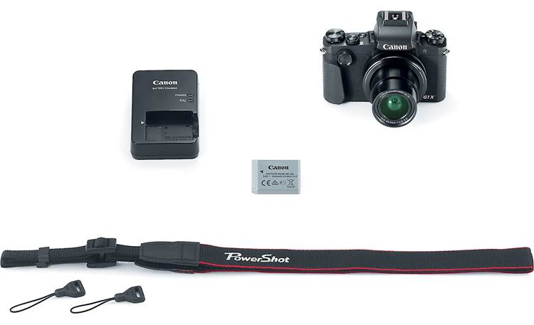 Canon PowerShot G1 X Mark III Shown with included accessories