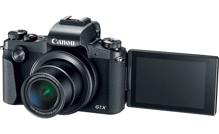 Canon PowerShot G1 X Mark III Front, with touchscreen facing forward