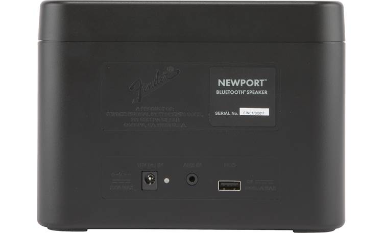 Fender Newport (Black) Portable Bluetooth® speaker at