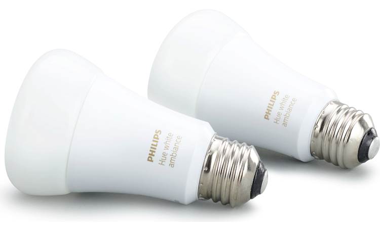 Philips Hue 2.0 A19 White Ambiance Bulbs Front