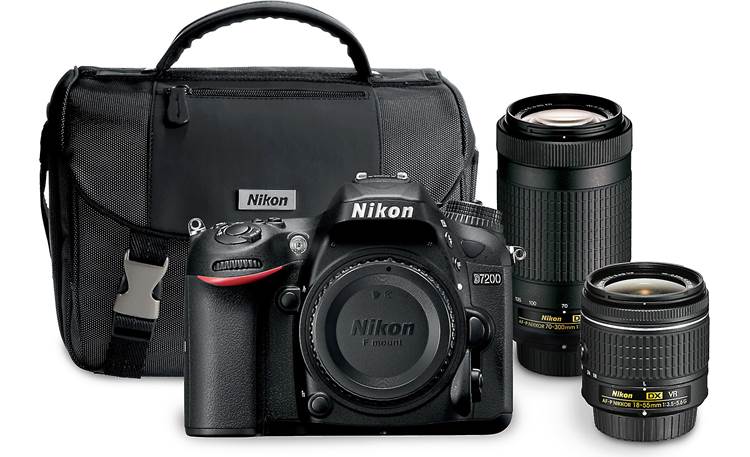 Nikon D7200 Two Lens Kit Front