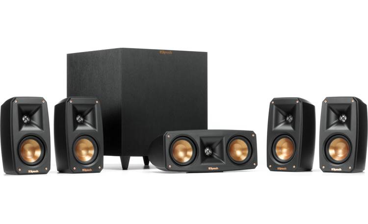 Klipsch Reference Theater Pack Shown with grilles removed