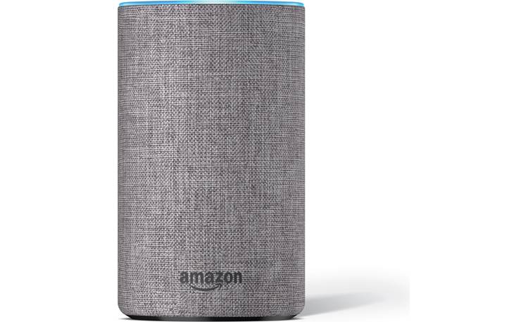 Amazon Echo (2nd Generation) With heather grey fabric shell