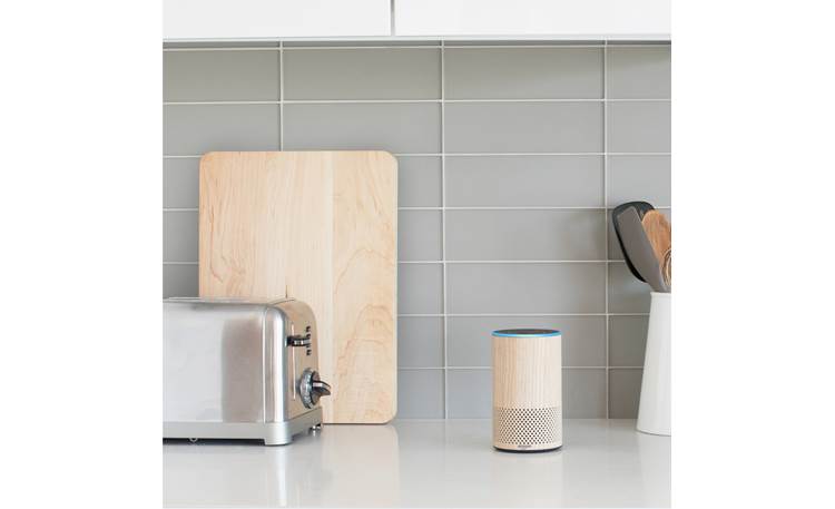 Echo (2nd Generation) w Alexa and Dolby Smart Assistant - Oak Finish