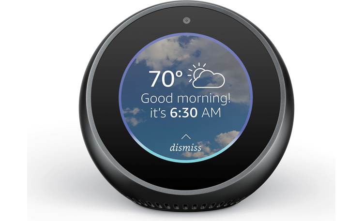 Amazon Echo Spot Set alarm, make video and voice calls, and much more by voice 