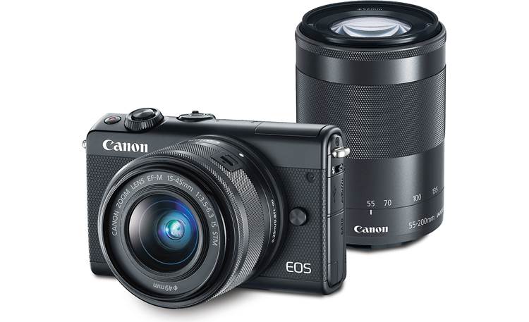 Canon EOS M100 Two Lens Kit (Black) 24.2-megapixel mirrorless