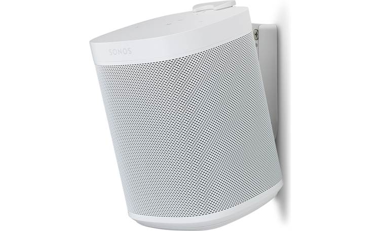 Flexson Wall Mounts for Sonos One White - right front (Sonos One not included)