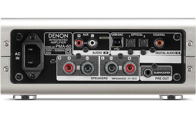Denon PMA60 Stereo integrated amplifier with built-in DAC and 