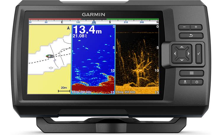Garmin STRIKER Plus 9sv 9 fishfinder with SideVü and ClearVü sonar, plus  Wi-Fi at Crutchfield
