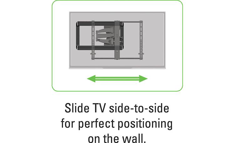 Sanus Premium Series VMF620 Can be moved from side to side for adjusting