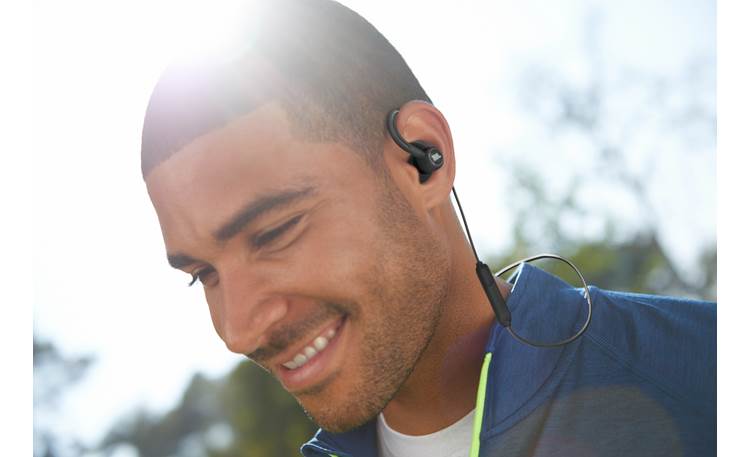 JBL Reflect Contour Sweat-proof cable wraps around the ear for stability