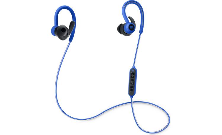 JBL Reflect Contour (Blue) Behind-the-ear wireless sports headphones at Crutchfield