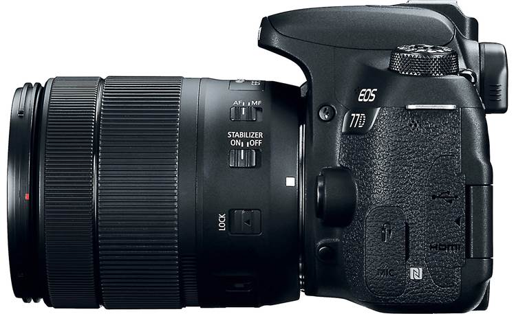 Canon EOS 77D Telephoto Lens Kit Right side