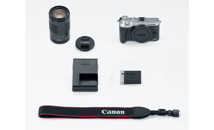 Canon EOS M6 Telephoto Lens Kit (Silver) 24.2-megapixel mirrorless