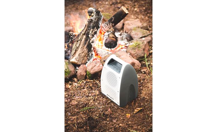 Kicker Bullfrog® BF400 Music System Gray - waterproof and dust-proof for outdoor use