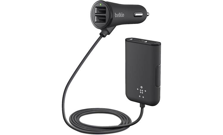 Belkin F8M935bt06-BLK Gain extra charging power in the front row and the rear.