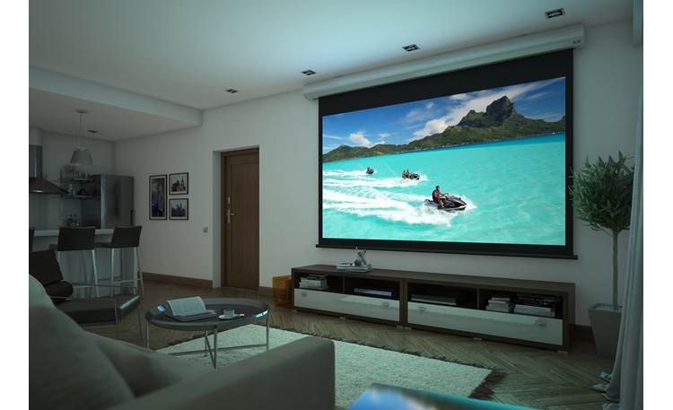 Screen Innovations 1 Series A retractable screen only comes out to play when you want it
