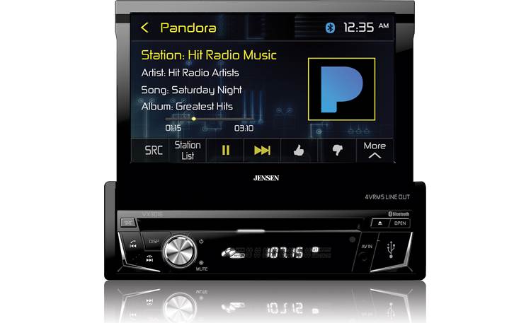 Jensen VX3016 DVD receiver at Crutchfield Jensen VX3016 DVD receiver at Crutchfield