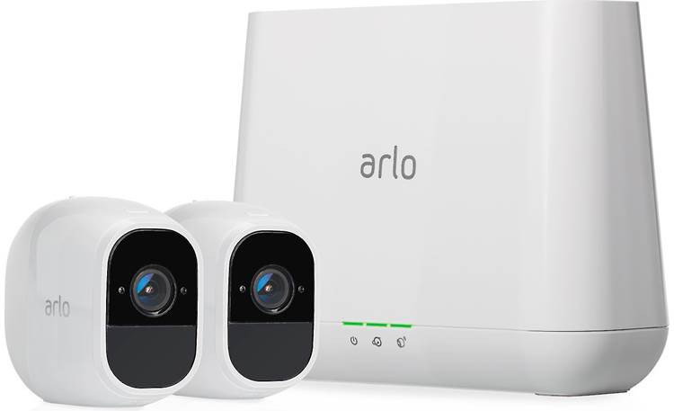 forbruge røgelse Destruktiv Arlo Pro 2 Home Security Camera System 2 HD, 100% wire-free indoor/outdoor  rechargeable cameras with night vision and hub (VMS4230P) at Crutchfield
