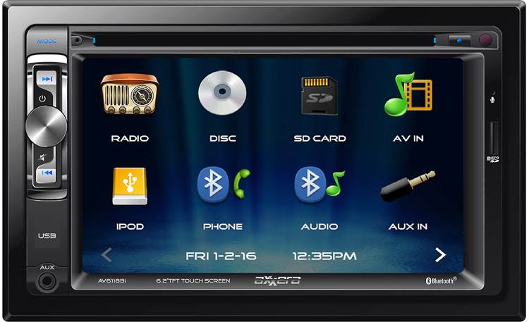 Axxera AV6118Bi Enjoy an easy-to-read display in your car