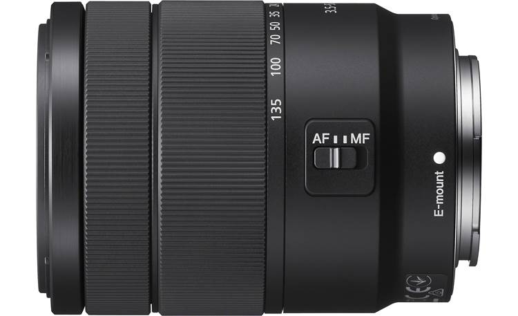 Sony E 18-135mm f/3.5-5.6 OSS Side view