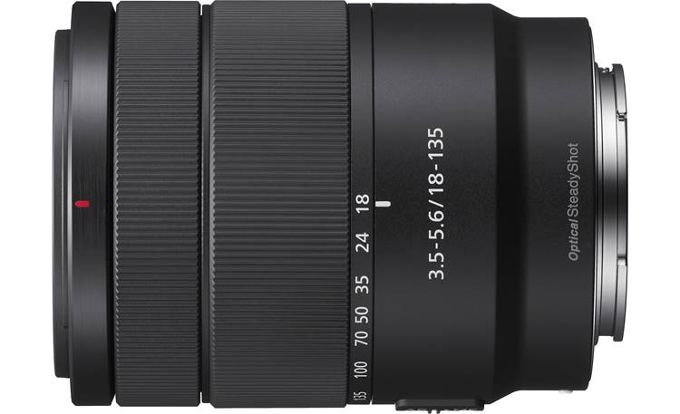 Sony E 18-135mm f/3.5-5.6 OSS Side view