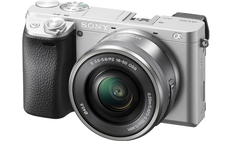 kleuring Sovjet Gymnastiek Sony a6300 Kit (Silver) 24.2-megapixel APS-C sensor mirrorless camera with  built-in Wi-Fi® and 16-50mm lens at Crutchfield
