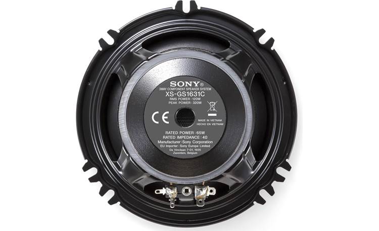 Sony XS-GS1631C Sony's woofer is backed by a sizable magnet