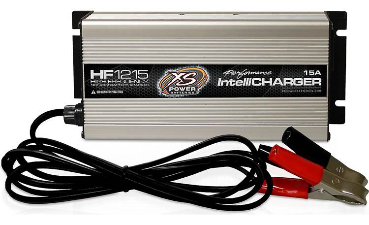 XS Power HF1215 IntelliCharger 3-stage charger for AGM batteries — 15-amp charge rate Crutchfield