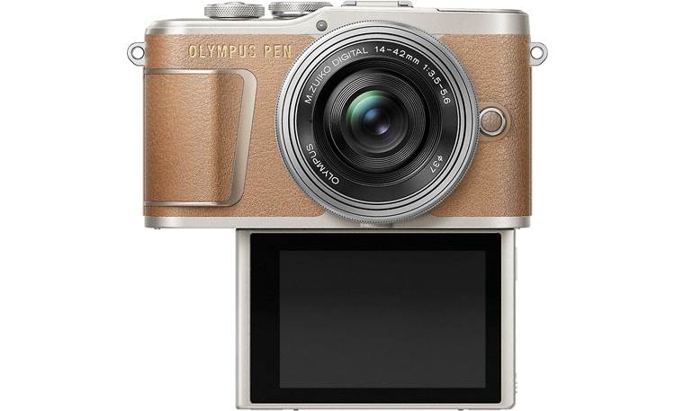 Olympus PEN E-PL9 Kit Shown with touchscreen facing forward