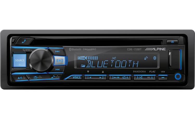 Alpine CDE-172BT This Alpine's equalizer and 24-bit DAC deliver outstanding sound quality